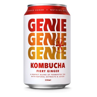Genie Kombucha – Feuriger Ingwer