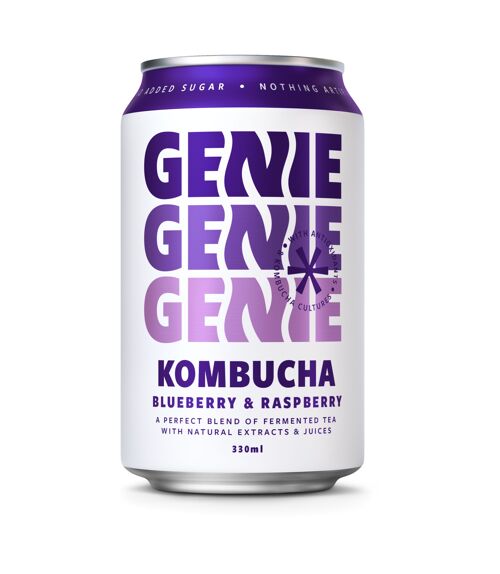 GENIE Kombucha - Blueberry & Raspberry