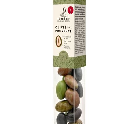 Olives de Provence 90g - Amandes au chocolat noir demi-amer