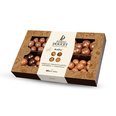 Ecrin Kara' 180g - assortiment de céréales sans gluten enrobées de chocolat