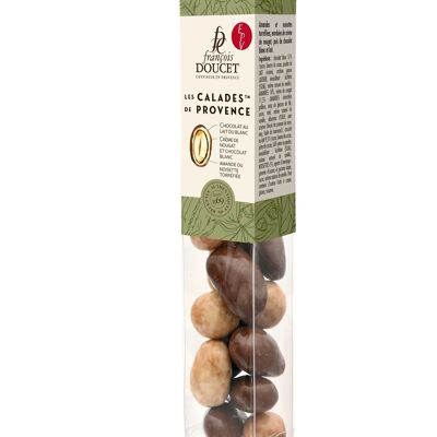 Calades 90g - amandes et noisettes à la crème de nougat et au chocolat