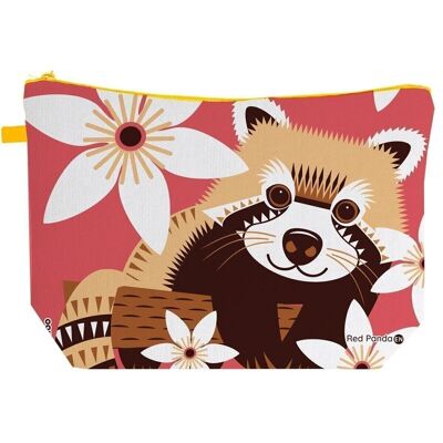 Borsa da toilette - Panda rosso