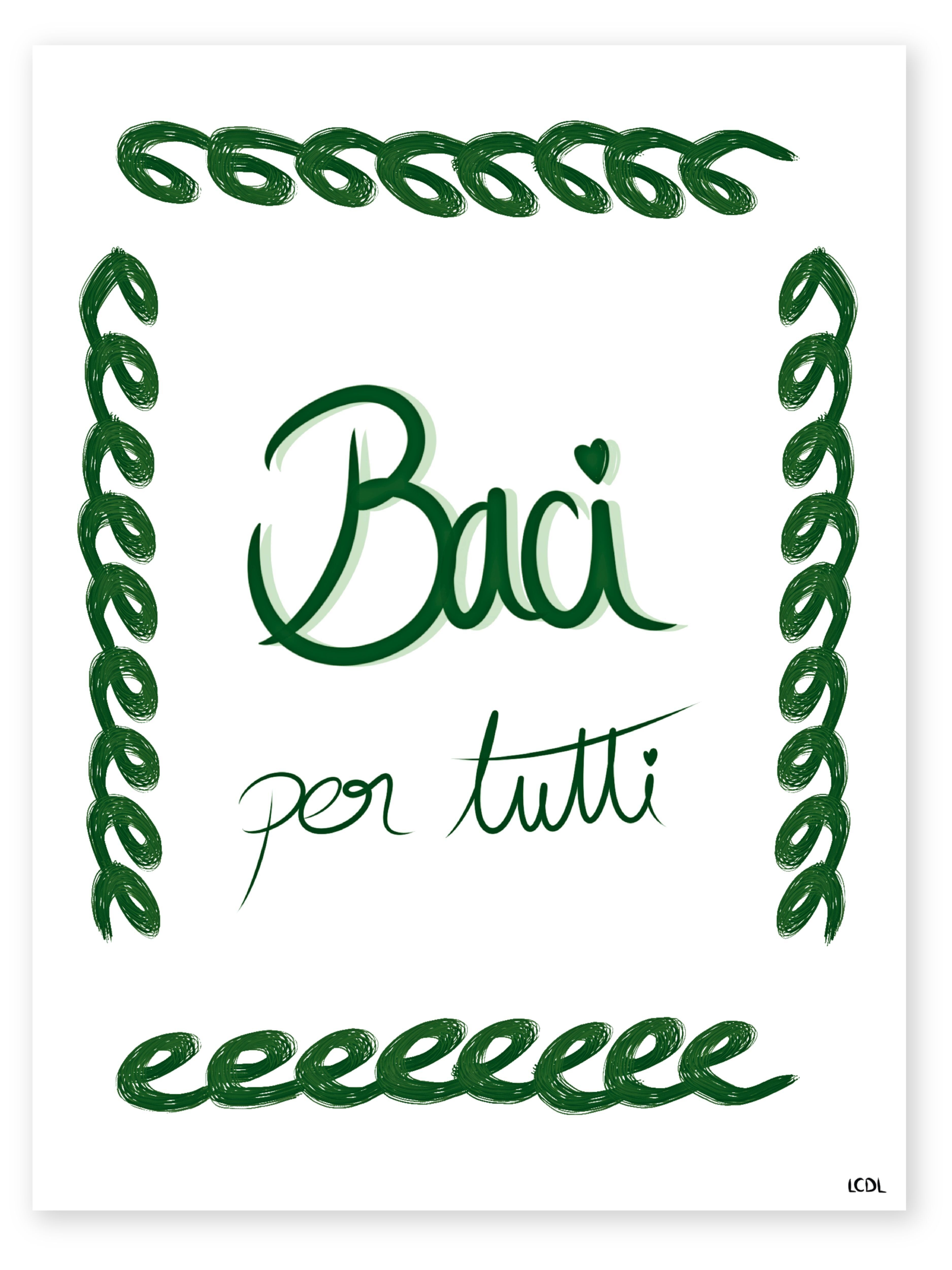 Locandina “Baci”.