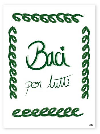 Affiche "Baci" 1