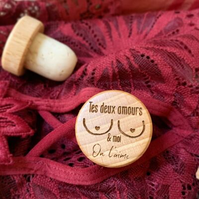 Cork stopper - Your two loves