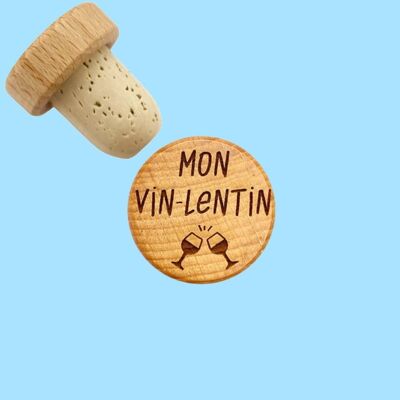 Tapón de corcho - Mon Vin-lentin