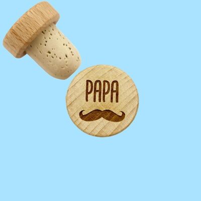 Bouchon de liège - Papa Moustache