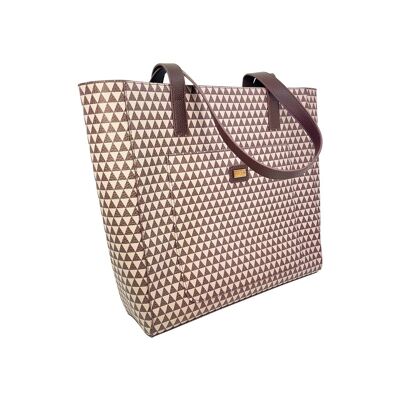 BORSA TOTE ALLY TRIP MARRONE