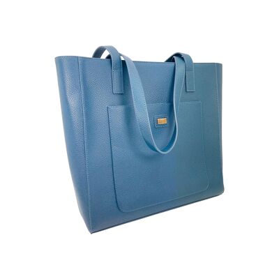 ALLY TOTE BAG WINTER BLUE