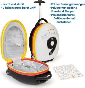 Valise à bagages Boppi Tiny Trekker Football - ALLEMAGNE 5