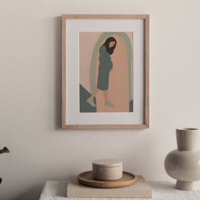 GLOWING MAMA A4 ART PRINT