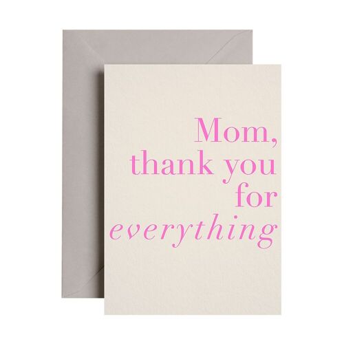MOM THANK YOU CARD