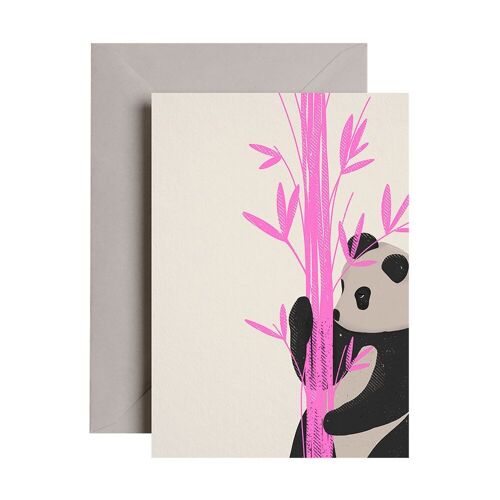 PANDA AND BAMBOO CARD