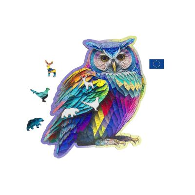 Puzzle chouette en bois 150 pièces