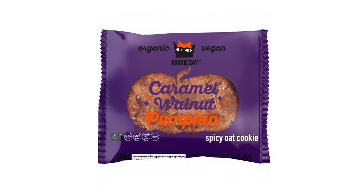 Biscotto caramellato alle noci e zucca