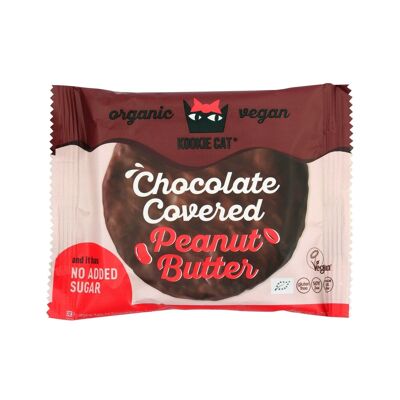 Biscuit au beurre de cacahuète enrobé de chocolat sans sucre ajouté