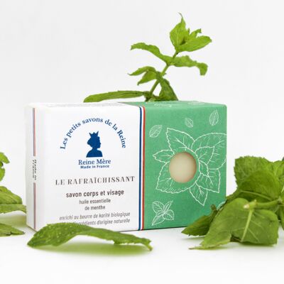 Sapone - Il rinfrescante - Menta - (prodotto in Francia) 100% naturale