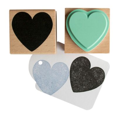 Heart Wooden Stamp