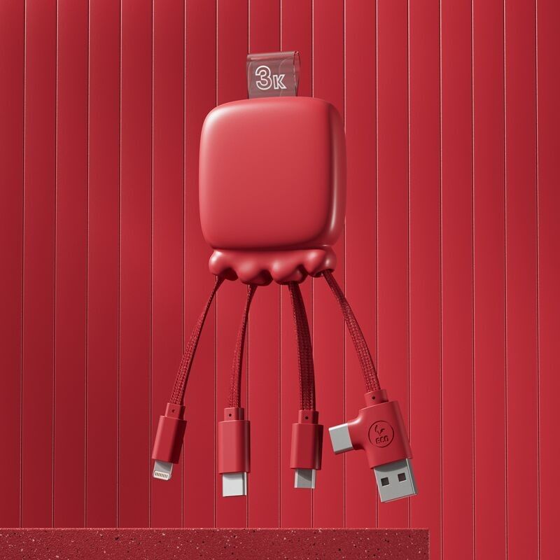 🔋 Batterie externe 🔋 Gamma Recyclé Charger 3000mAh - Rouge