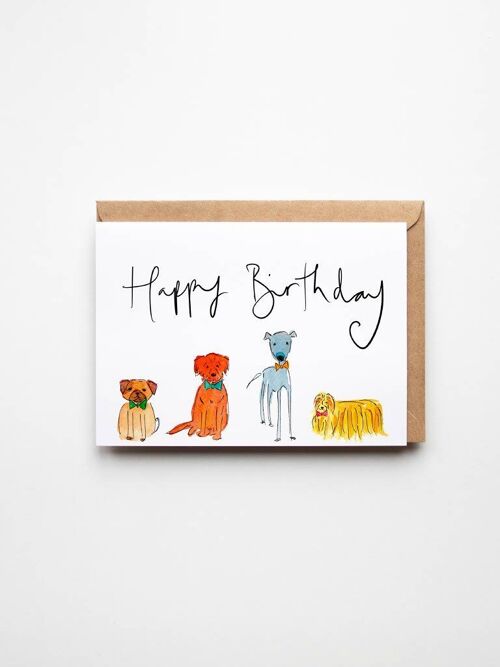 Happy Birthday Dogs  - Funny Dogs Birthday Card