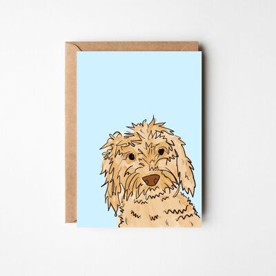 Cockerpoo - Fun, Bright Dog Card for any occasion