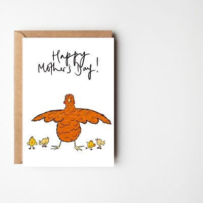 Mother Hen - Funny Mother's Day Animal Card