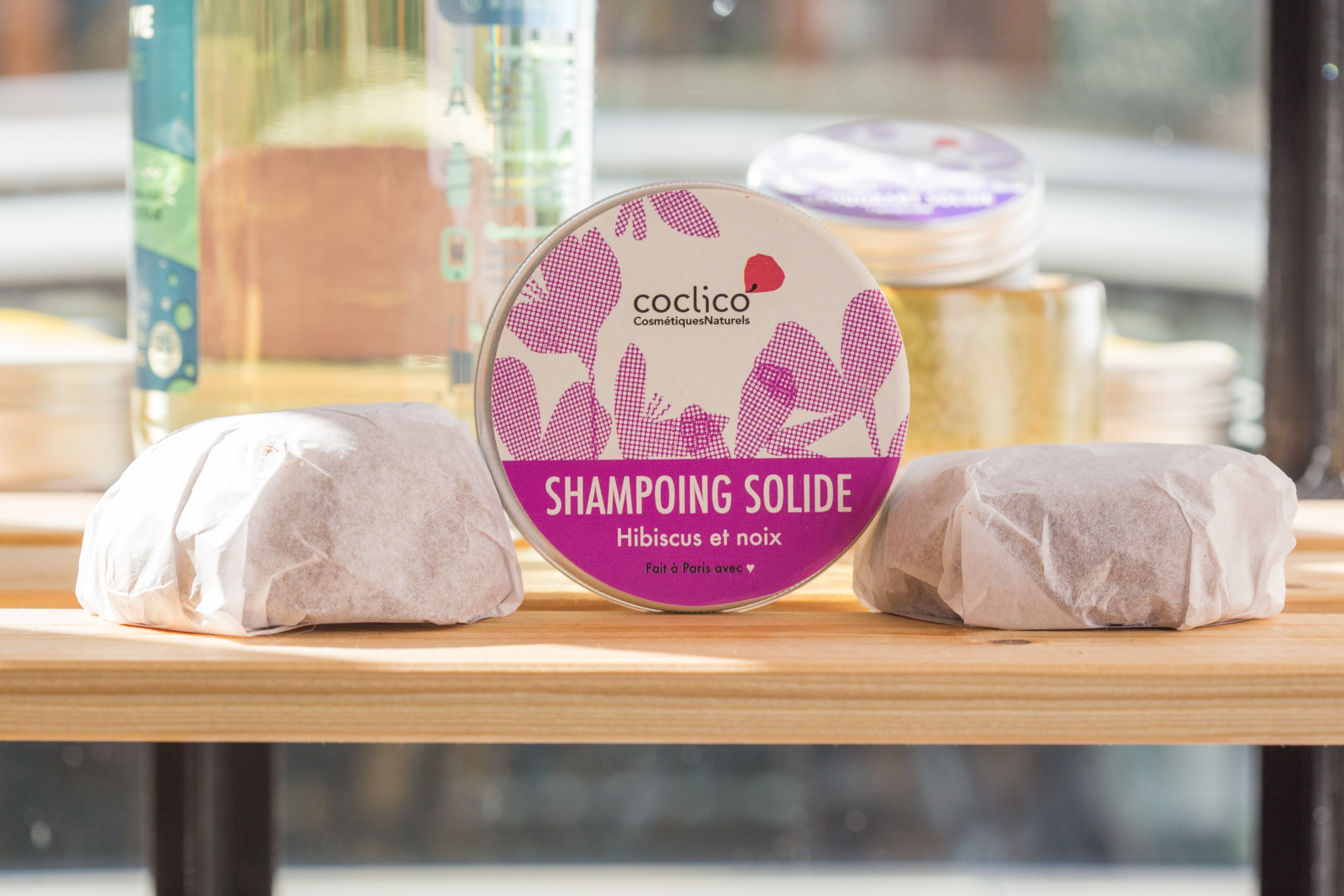 Hibiscus and Walnut Oil Solid Shampoo