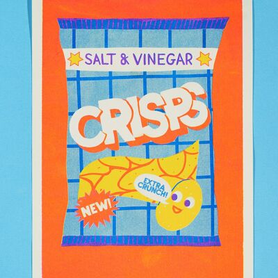 Salt and Vinegar Crisps Print