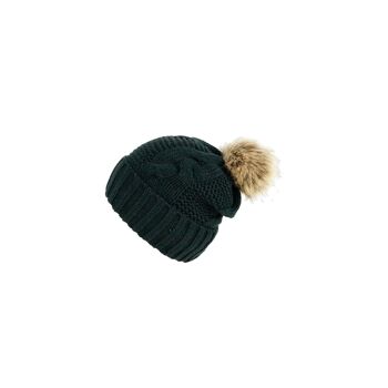 Bonnet avec pompon pour femme 3