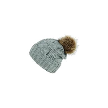 Bonnet avec pompon pour femme 4