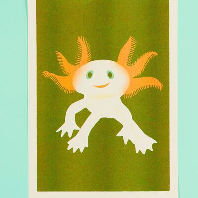 Axolotl Print