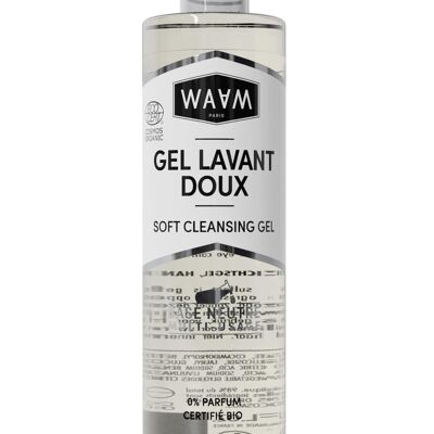 LA GRANDE BRADERIE – LOT 12 Pcs – Gentle cleansing gel – ECOCERT ORGANIC certified – Vegan – 400ml – WAAM COSMETICS