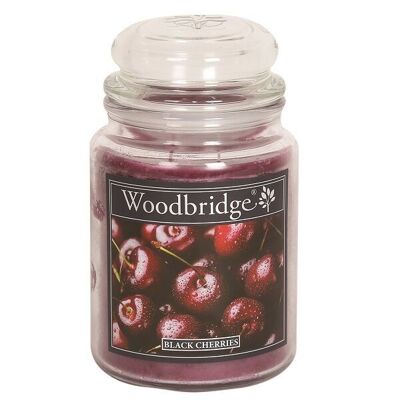 Black Cherries Woodbridge Jar 130 fragrance hours