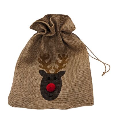 Red Nose Reindeer Christmas Hood