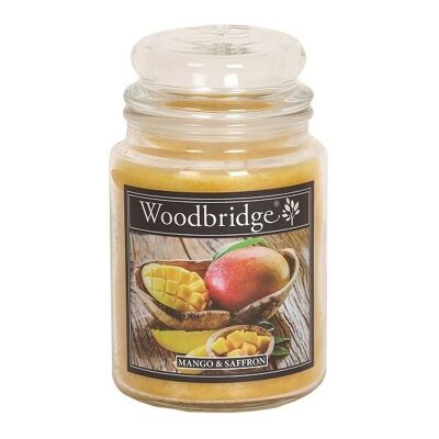 Mango & Safran Woodbridge Jar 130 Duftstunden