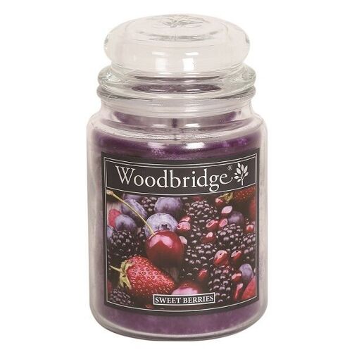 Sweet Berries Woodbridge Jar 130 fragrance hours