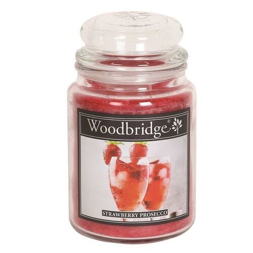 Strawberry Prosecco Woodbridge Jar 130 scent hours