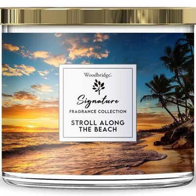 Woodbridge Stroll On Beach 3 wick candle 565 grams