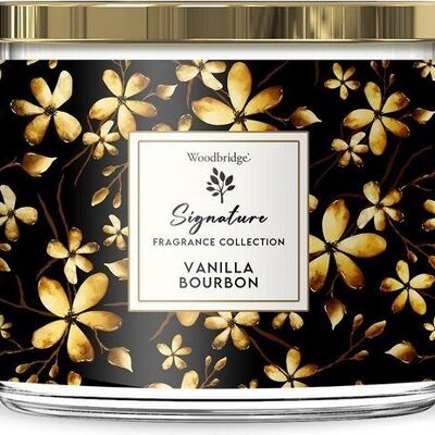 Bougie 3 mèches Woodbridge Vanille Bourbon 565 grammes