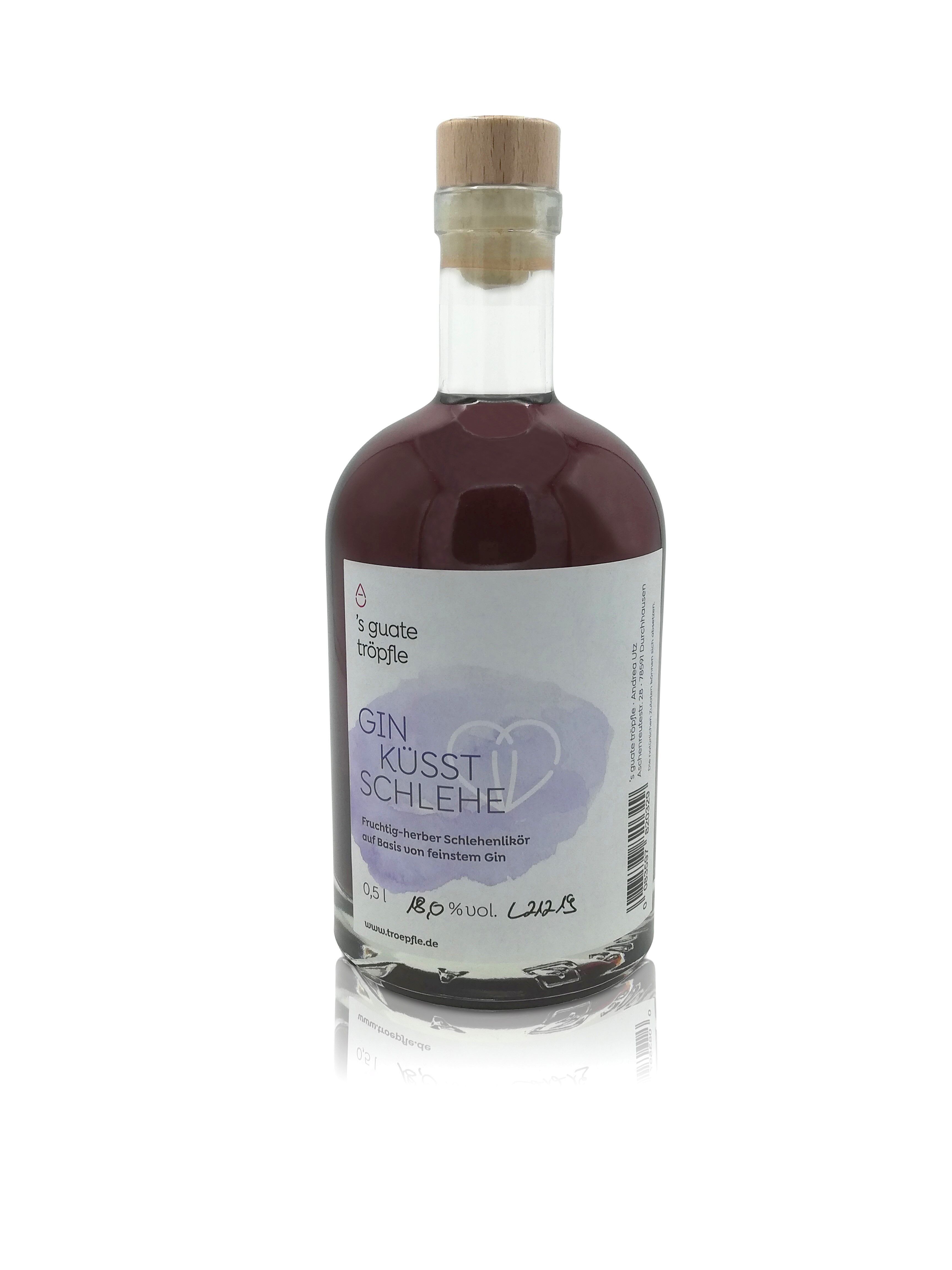 GIN, affiné au prunellier sauvage, 18% vol. 500 ml