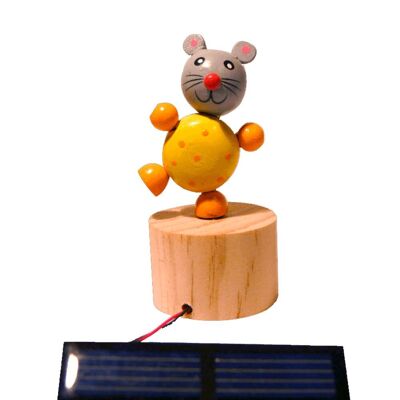Figurina di topo a moto perpetuo solare