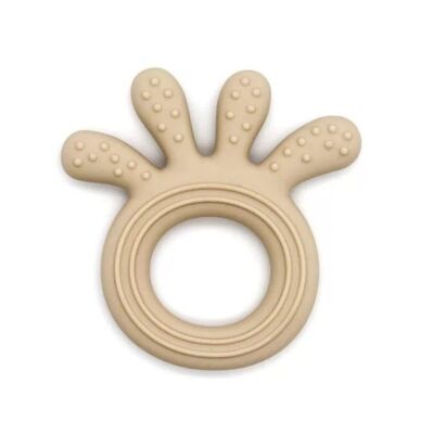 Silicone Teether Joy - Beige