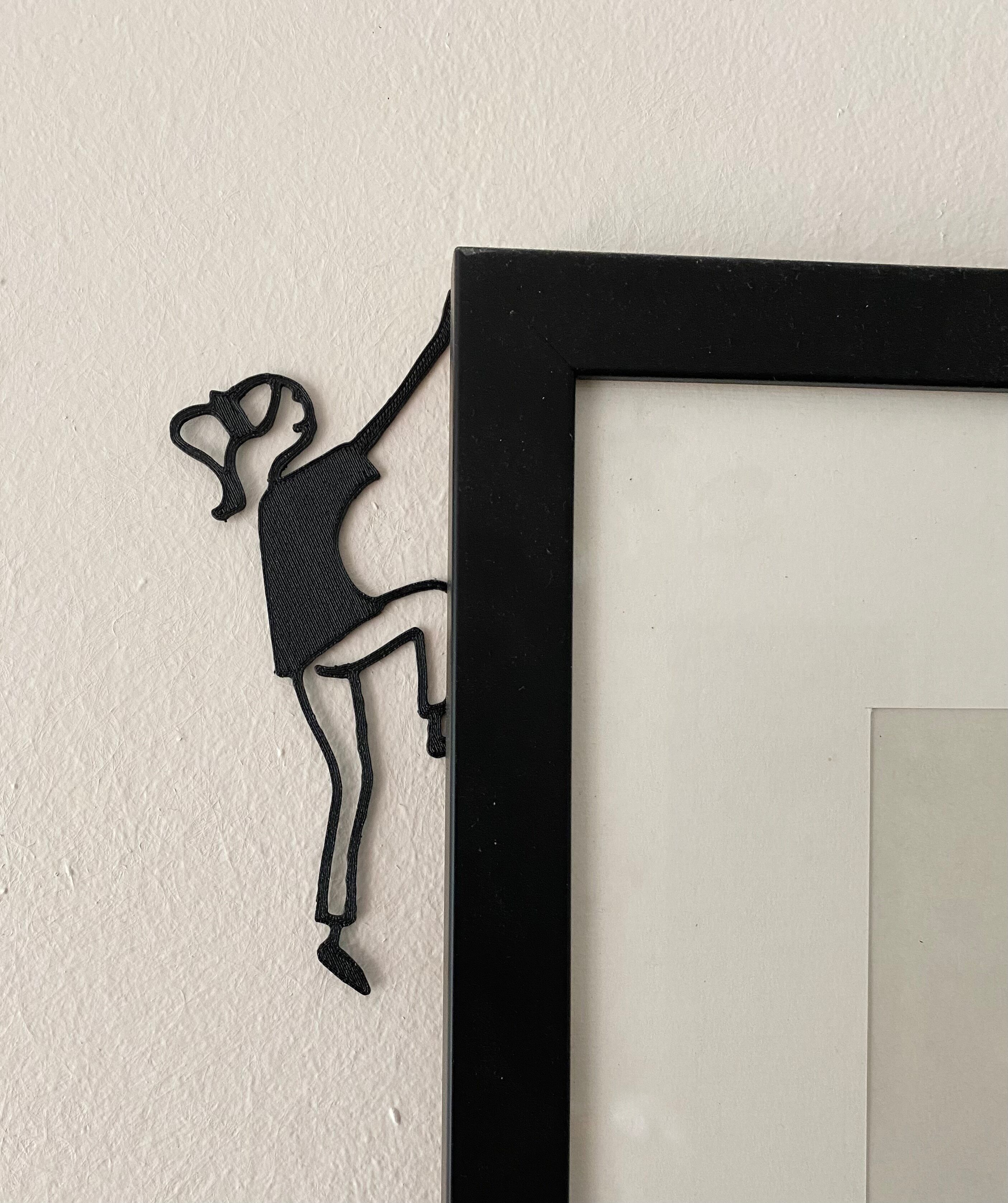 Kletterpflanze, Wanddekoration, schwarzes PLA