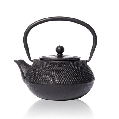 Black Tenshi Cast Iron Teapot 600ml