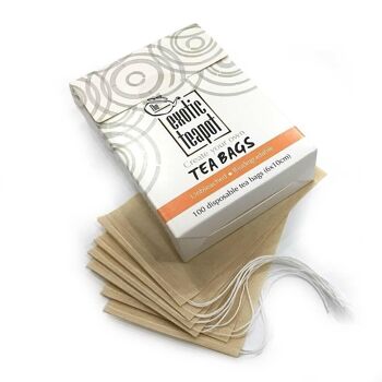 Créez vos propres sachets de thé non blanchis - Paquet de 100 2