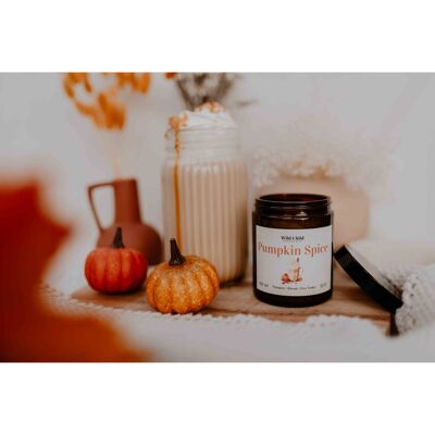 "PUMPKIN SPICE LATTE" Natural scented candle