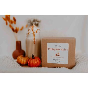 "PUMPKIN SPICE LATTE" Bougie naturelle parfumée 3