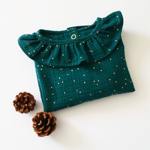 BLOUSE EMERAUDE GLITTER