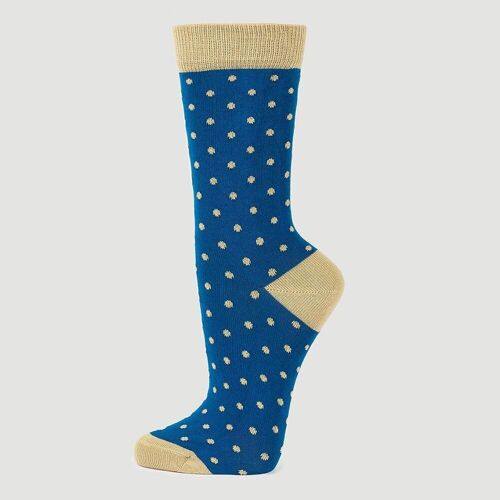 ORGANIC COTTON SOCKS DOTS OCEAN