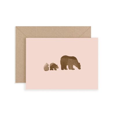 Carte 3 Lovely Bears
